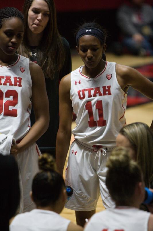 2016-11-19 18:57:18 ** Basketball, Erika Bean, Megan Huff, Tanaeya Boclair, Utah Utes, Utah Valley University, Women's Basketball ** 