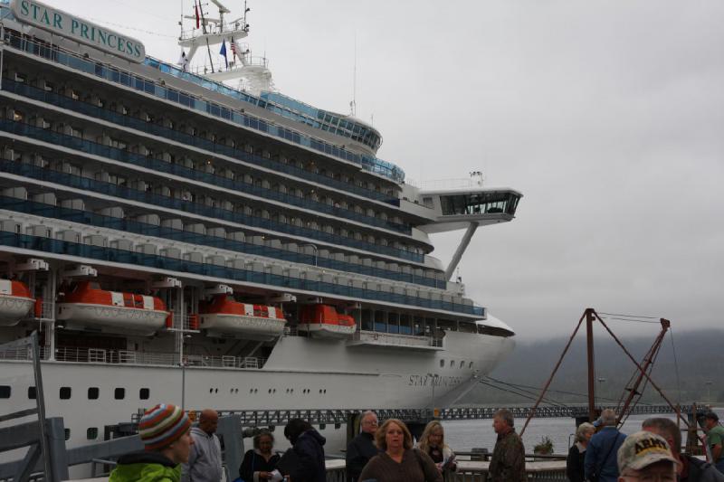 2012-06-19 08:07:46 ** Alaska, Cruise, Ketchikan ** For this week, the Star Princess was 'our' ship.