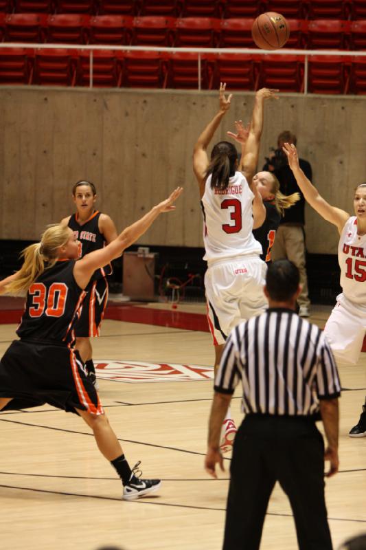 2011-12-06 19:05:59 ** Basketball, Idaho State, Iwalani Rodrigues, Michelle Plouffe, Utah Utes, Women's Basketball ** 