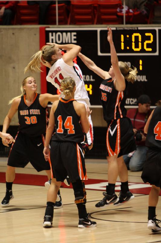 2011-12-06 19:36:55 ** Basketball, Idaho State, Taryn Wicijowski, Utah Utes, Women's Basketball ** 