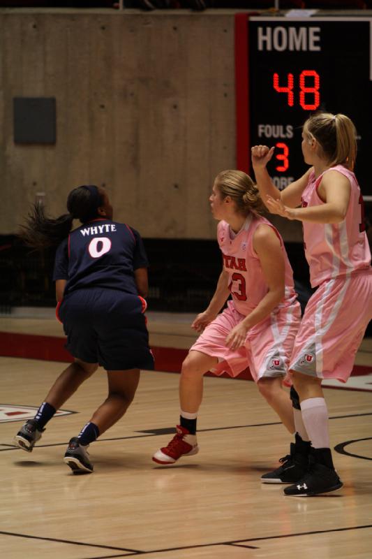 2012-02-11 15:19:08 ** Arizona, Basketball, Damenbasketball, Rachel Messer, Taryn Wicijowski, Utah Utes ** 