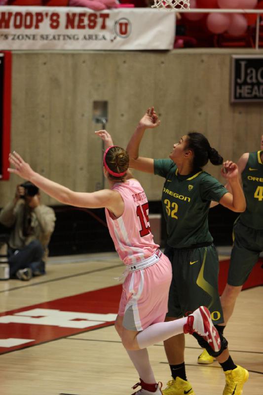 2013-02-08 20:30:48 ** Basketball, Michelle Plouffe, Oregon, Utah Utes, Women's Basketball ** 