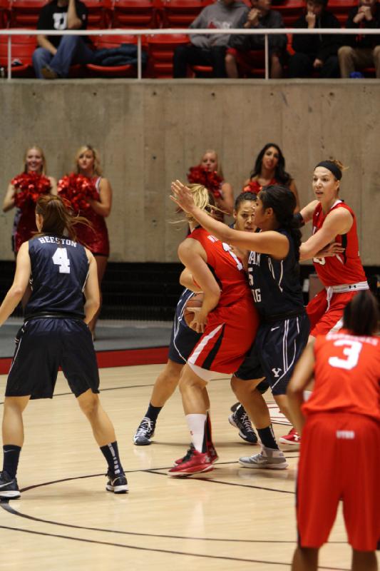 2012-12-08 15:03:28 ** Basketball, BYU, Iwalani Rodrigues, Michelle Plouffe, Taryn Wicijowski, Utah Utes, Women's Basketball ** 