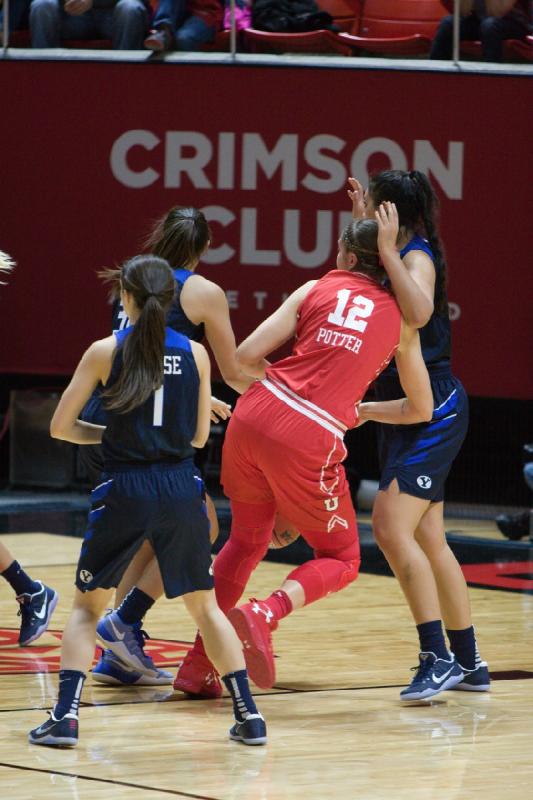 2016-12-10 18:05:36 ** Basketball, BYU, Emily Potter, Utah Utes, Women's Basketball ** 