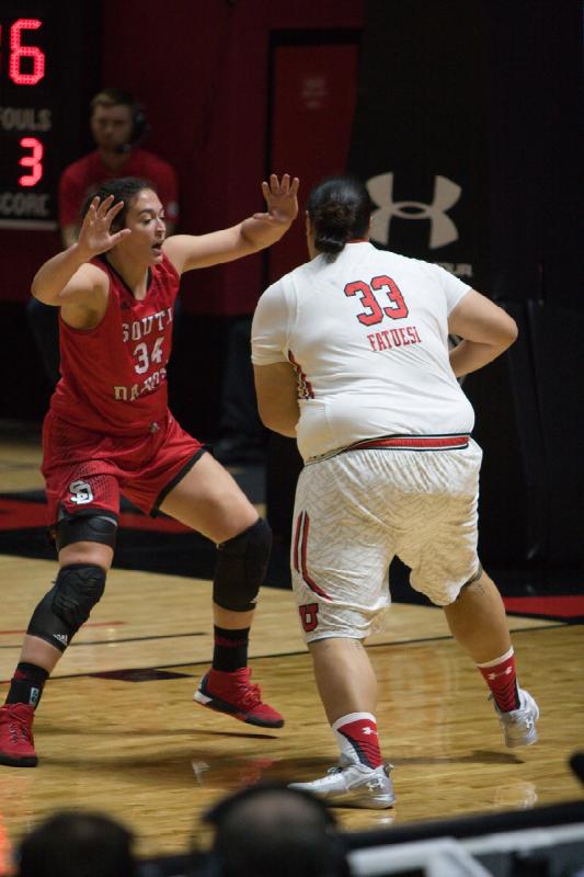 2015-11-13 17:48:51 ** Basketball, Joeseta Fatuesi, South Dakota, Utah Utes, Women's Basketball ** 