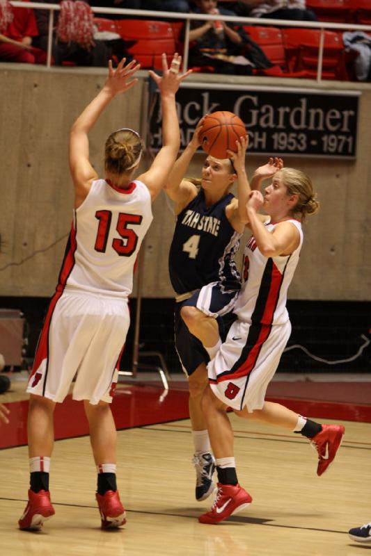 2011-01-01 15:42:31 ** Basketball, Damenbasketball, Michelle Plouffe, Rachel Messer, Utah State, Utah Utes ** 