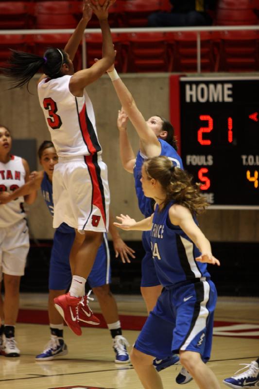 2011-01-05 19:35:21 ** Air Force, Basketball, Brittany Knighton, Iwalani Rodrigues, Utah Utes, Women's Basketball ** 