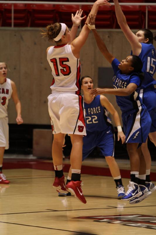 2011-01-05 19:18:30 ** Air Force, Basketball, Michelle Plouffe, Rachel Messer, Utah Utes, Women's Basketball ** 