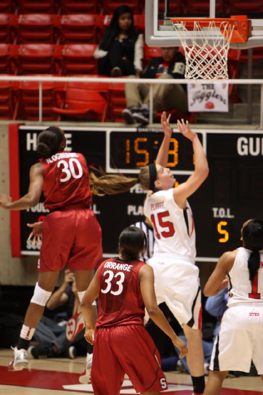 2012-01-12 19:04:24 ** Basketball, Janita Badon, Michelle Plouffe, Stanford, Utah Utes, Women's Basketball ** 