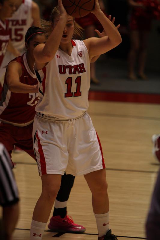 2013-02-24 14:56:21 ** Basketball, Damenbasketball, Michelle Plouffe, Taryn Wicijowski, Utah Utes, Washington State ** 