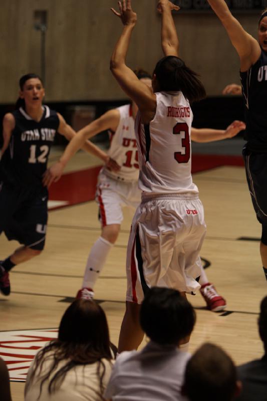 2012-03-15 20:04:34 ** Basketball, Iwalani Rodrigues, Michelle Plouffe, Utah State, Utah Utes, Women's Basketball ** 