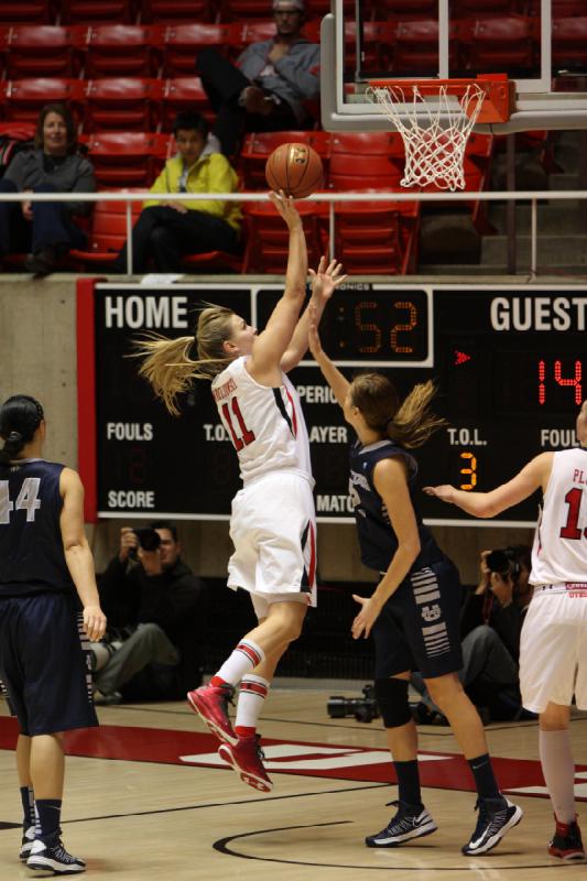 2012-11-27 19:32:33 ** Basketball, Michelle Plouffe, Taryn Wicijowski, Utah State, Utah Utes, Women's Basketball ** 