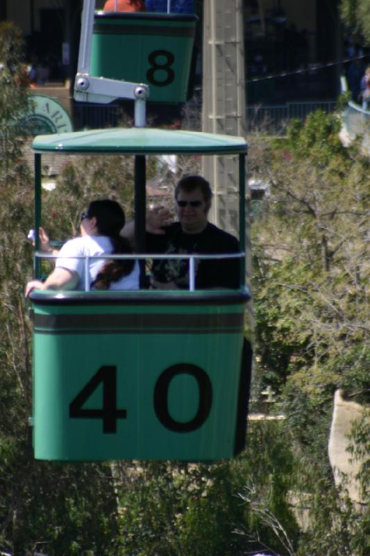 2008-03-20 13:12:18 ** Christian, Erica, San Diego, Zoo ** Erica and Christian in their gondola.