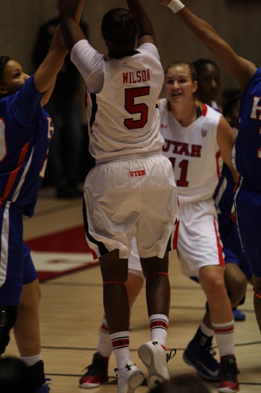 2012-12-15 16:09:33 ** Basketball, Cheyenne Wilson, Houston Baptist Huskies, Taryn Wicijowski, Utah Utes, Women's Basketball ** 