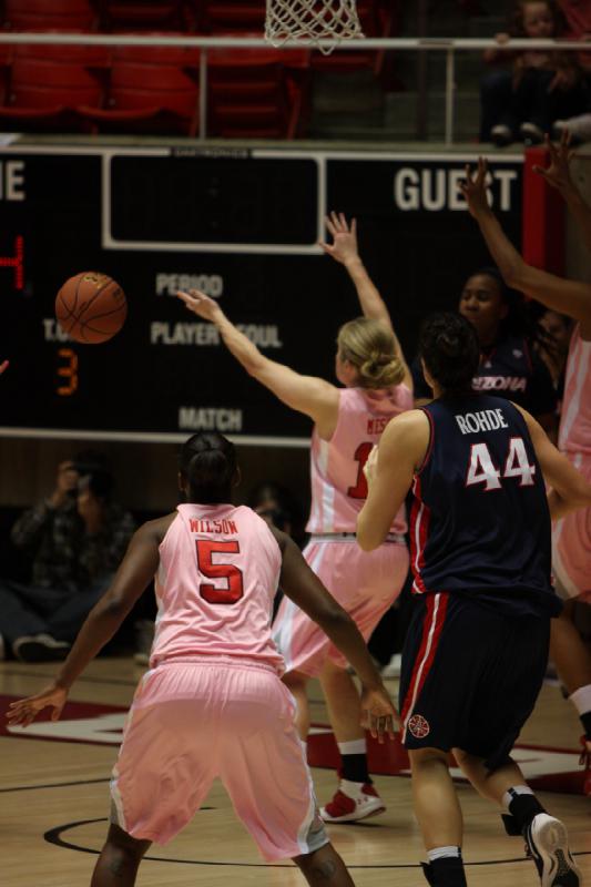 2012-02-11 15:11:28 ** Arizona, Basketball, Cheyenne Wilson, Rachel Messer, Rachel Morris, Utah Utes, Women's Basketball ** 