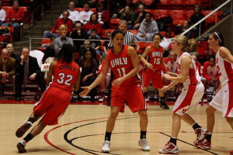 2010-01-16 15:10:23 ** Basketball, Halie Sawyer, Rachel Messer, UNLV, Utah Utes, Women's Basketball ** 