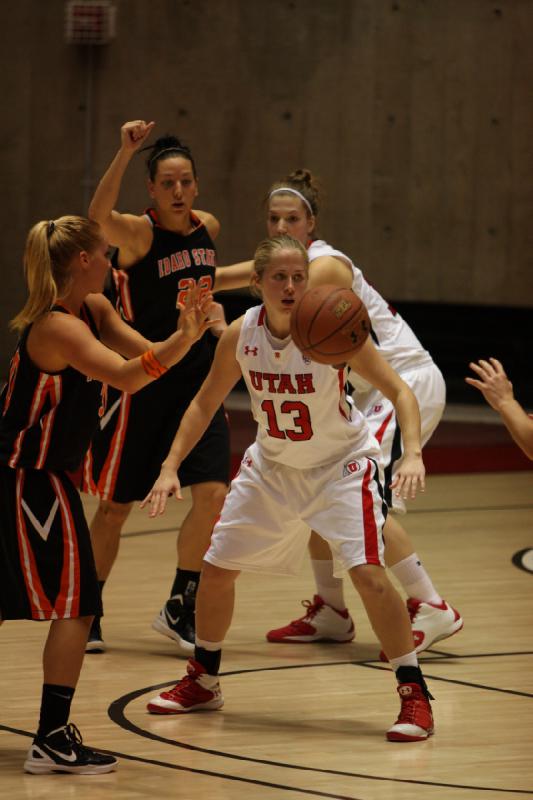 2011-12-06 19:54:56 ** Basketball, Idaho State, Michelle Plouffe, Rachel Messer, Utah Utes, Women's Basketball ** 