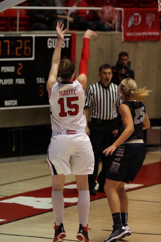 2012-11-27 19:55:11 ** Basketball, Damenbasketball, Michelle Plouffe, Utah State, Utah Utes ** 