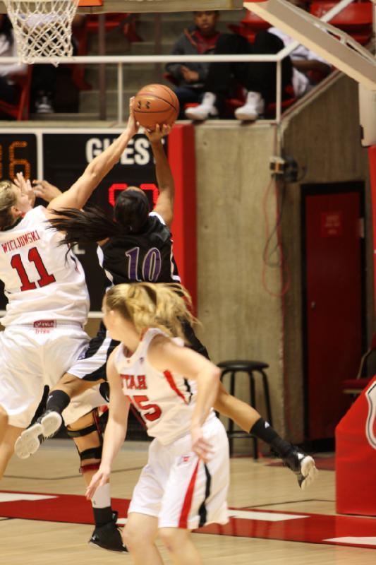 2011-12-01 20:22:48 ** Allison Gida, Basketball, Taryn Wicijowski, Utah Utes, Weber State, Women's Basketball ** 