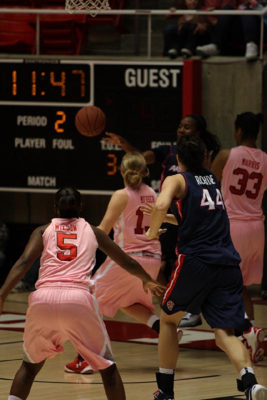 2012-02-11 15:11:28 ** Arizona, Basketball, Cheyenne Wilson, Rachel Messer, Rachel Morris, Utah Utes, Women's Basketball ** 