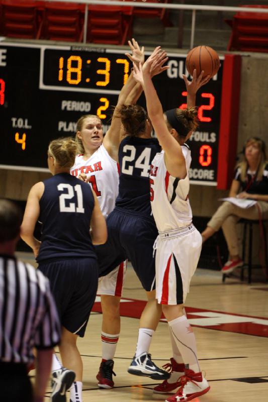 2012-11-01 19:59:15 ** Basketball, Concordia, Michelle Plouffe, Taryn Wicijowski, Utah Utes, Women's Basketball ** 