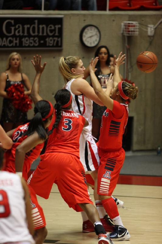2013-01-18 20:10:33 ** Arizona, Basketball, Damenbasketball, Iwalani Rodrigues, Taryn Wicijowski, Utah Utes ** 