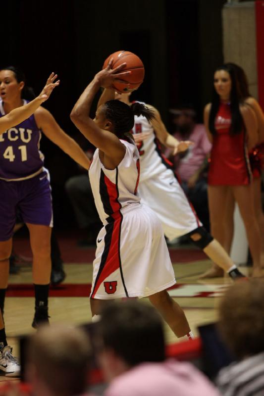2011-01-22 18:32:52 ** Basketball, Diana Rolniak, Janita Badon, TCU, Utah Utes, Women's Basketball ** 