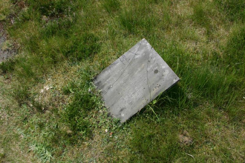 2008-05-13 12:05:18 ** Bergen-Belsen, Concentration Camp, Germany ** Severly worn headstone.