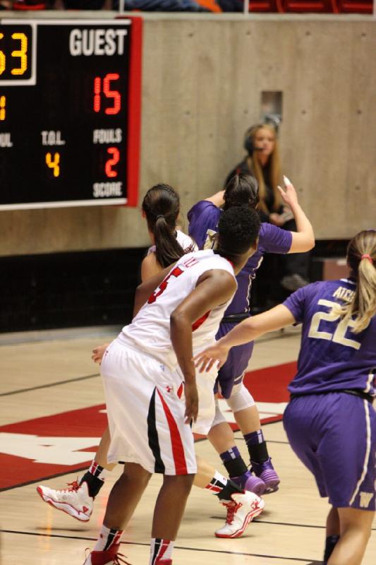 2014-02-16 15:21:09 ** Basketball, Cheyenne Wilson, Malia Nawahine, Utah Utes, Washington, Women's Basketball ** 