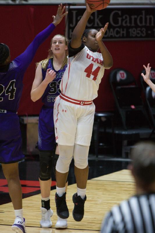 2018-12-15 15:04:00 ** Basketball, Dre'Una Edwards, Utah Utes, Weber State, Women's Basketball ** 