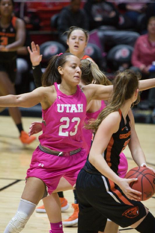 2018-01-26 18:37:38 ** Basketball, Daneesha Provo, Megan Jacobs, Oregon State, Utah Utes, Women's Basketball ** 
