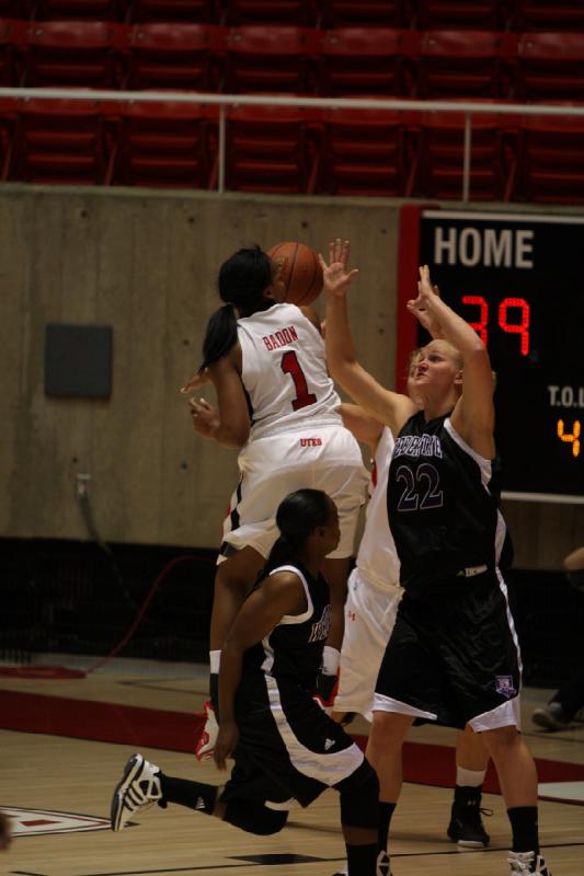 2011-12-01 19:28:29 ** Basketball, Janita Badon, Utah Utes, Weber State, Women's Basketball ** 