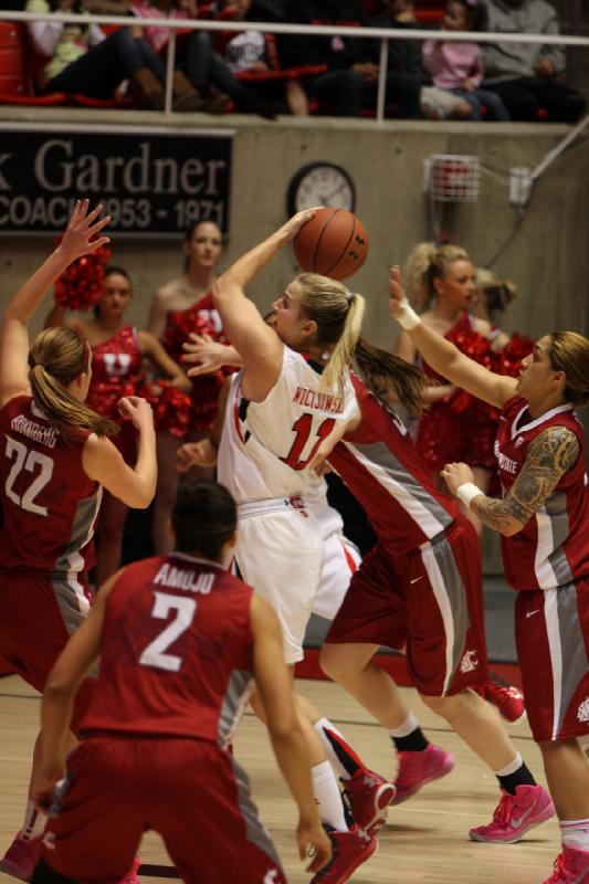 2013-02-24 15:07:20 ** Basketball, Damenbasketball, Taryn Wicijowski, Utah Utes, Washington State ** 