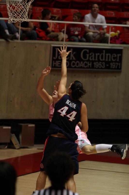 2012-02-11 15:19:32 ** Arizona, Basketball, Damenbasketball, Taryn Wicijowski, Utah Utes ** 