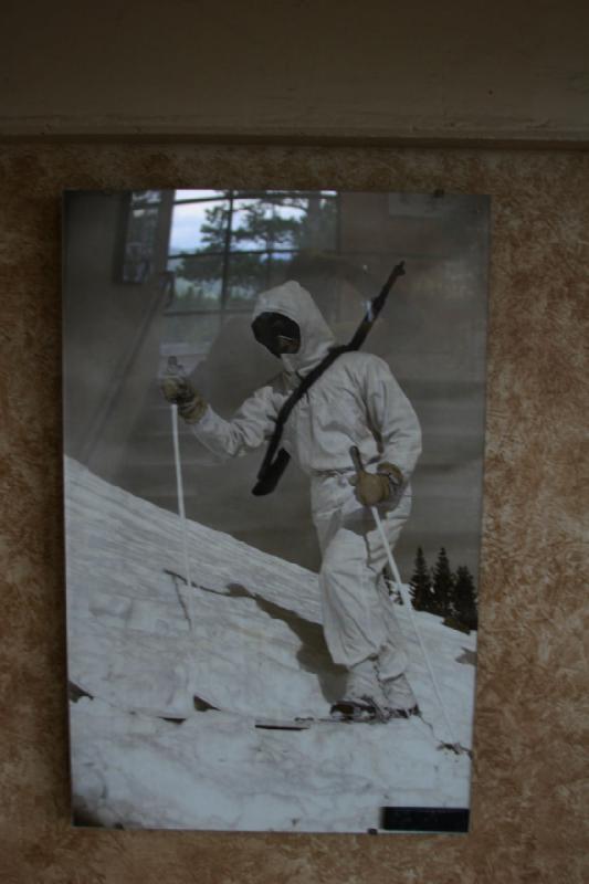2006-07-23 15:57:26 ** Vail ** A photo of a soldier on skis who are honored around here.