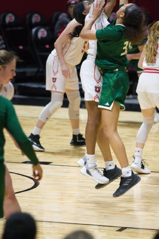 2018-12-01 18:09:30 ** Andrea Torres, Basketball, Damenbasketball, Dru Gylten, Erika Bean, Megan Huff, Utah Utes, Utah Valley University ** 