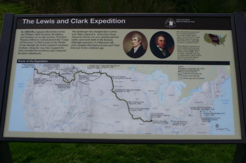 2006-01-28 14:18:14 ** Astoria, Oregon ** Description of the Lewis and Clark expedition.