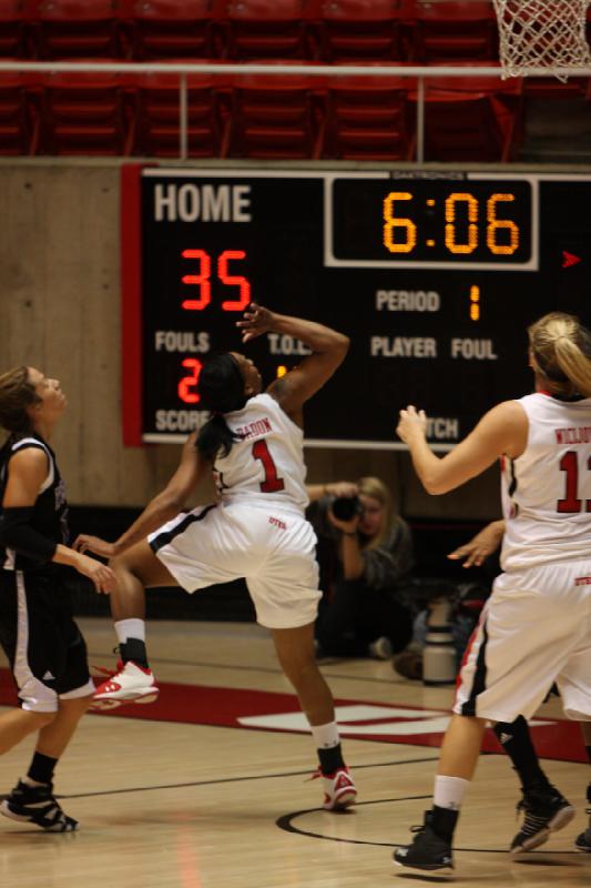 2011-12-01 19:25:07 ** Basketball, Janita Badon, Taryn Wicijowski, Utah Utes, Weber State, Women's Basketball ** 