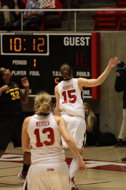 2013-01-20 15:19:55 ** Arizona State, Basketball, Michelle Plouffe, Rachel Messer, Utah Utes, Women's Basketball ** 