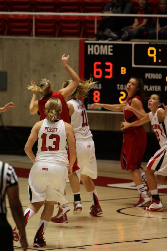 2012-11-13 20:28:25 ** Basketball, Damenbasketball, Danielle Rodriguez, Rachel Messer, Southern Utah, Taryn Wicijowski, Utah Utes ** 