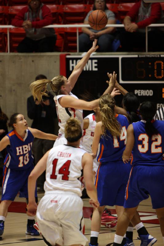 2012-12-15 15:26:18 ** Basketball, Damenbasketball, Houston Baptist Huskies, Paige Crozon, Taryn Wicijowski, Utah Utes ** 