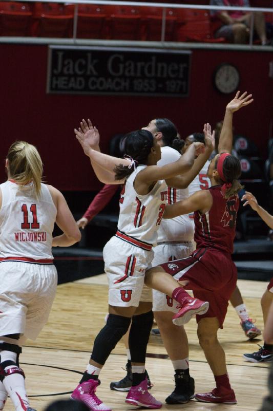 2015-02-15 12:06:32 ** Basketball, Joeseta Fatuesi, Tanaeya Boclair, Taryn Wicijowski, Utah Utes, Washington State, Women's Basketball ** 