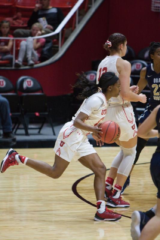 2017-12-21 13:10:37 ** Basketball, Emily Potter, Erika Bean, Oral Roberts, Utah Utes, Women's Basketball ** 