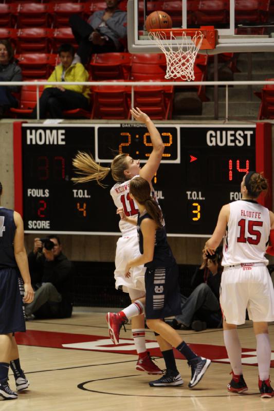 2012-11-27 19:32:33 ** Basketball, Damenbasketball, Michelle Plouffe, Taryn Wicijowski, Utah State, Utah Utes ** 