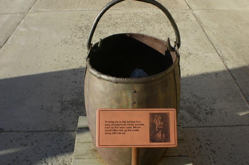 2005-05-22 19:21:22 ** Utah ** To get the ore from deep in the mine to the surface, buckets like this were used.