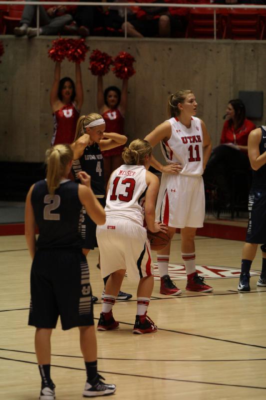 2012-11-27 19:31:31 ** Basketball, Rachel Messer, Taryn Wicijowski, Utah State, Utah Utes, Women's Basketball ** 