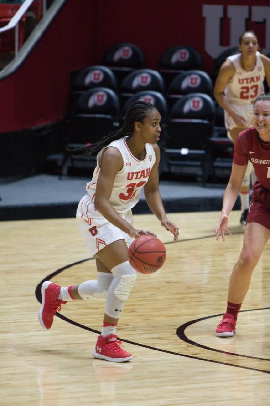 2018-02-16 19:29:25 ** Basketball, Damenbasketball, Daneesha Provo, Tanaeya Boclair, Utah Utes, Washington State ** 