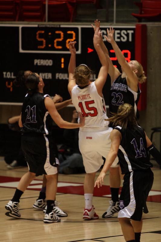 2011-12-01 19:26:14 ** Basketball, Michelle Plouffe, Utah Utes, Weber State, Women's Basketball ** 