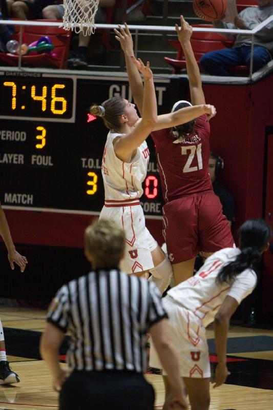 2017-02-05 12:55:51 ** Basketball, Damenbasketball, Emily Potter, Erika Bean, Utah Utes, Washington State ** 