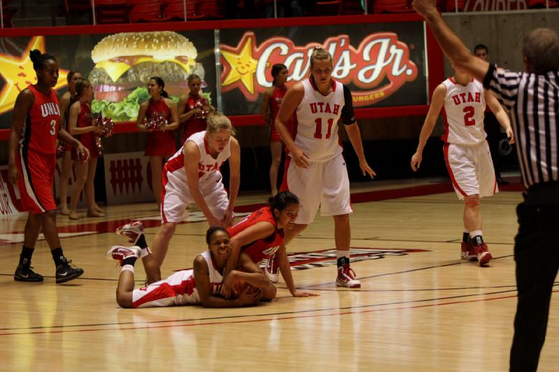 2010-01-16 16:01:41 ** Basketball, Janita Badon, Kalee Whipple, Rachel Messer, Taryn Wicijowski, UNLV, Utah Utes, Women's Basketball ** 